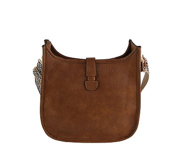 Fashion Hobo Crossbody Bag with Guitar Strap