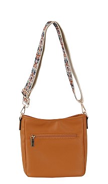 Women Crossbody Guitar strap Tassel Handbag