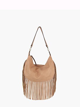 Western Fringe Hobo Shoulder Bag