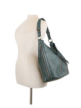 Fashion Zip Shoulder Bag Hobo