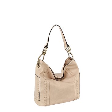 Fashion Whipstitch Bucket Shoulder Bag