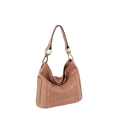 Fashion Whipstitch Bucket Shoulder Bag