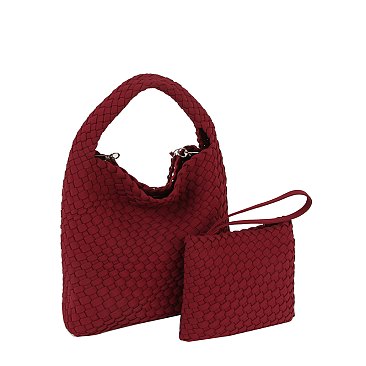 Fashion Woven 2-in-1 Shoulder Bag