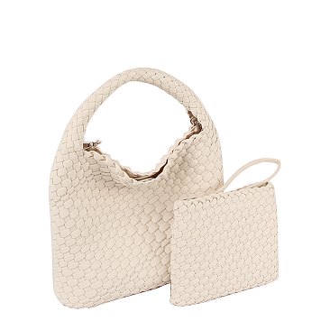 Fashion Woven 2-in-1 Shoulder Bag