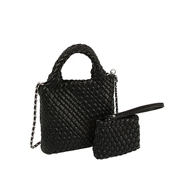 Fashion Woven 2-in-1 Satchel