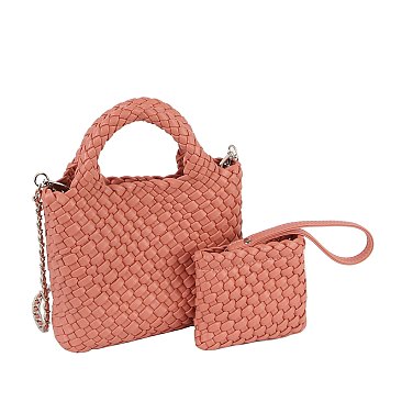 Fashion Woven 2-in-1 Satchel