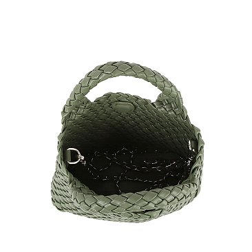 Fashion Woven 2-in-1 Satchel