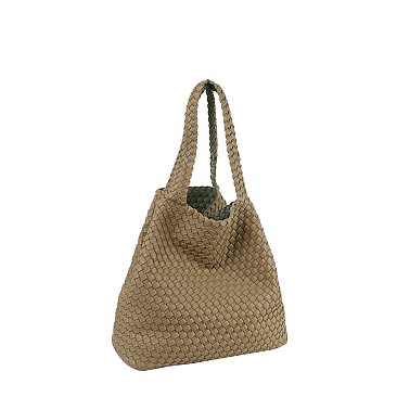 Fashion Woven Reversible 2-in-1 Shopper