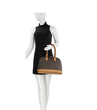 Fashion Monogram 2-in-1 Dome Satchel