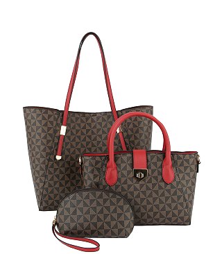 Monogram 3-in-1 Shopper Set