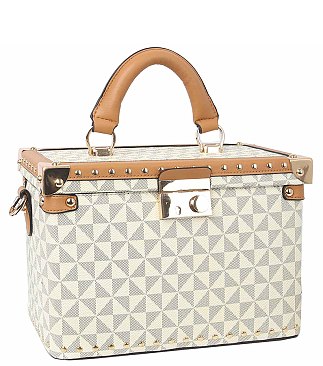 Monogram Boxy Satchel Travel Case