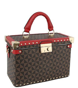 Monogram Boxy Satchel Travel Case