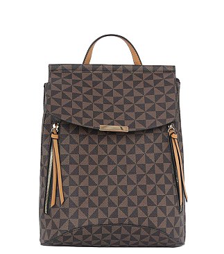 Monogram Convertible Backpack Satchel