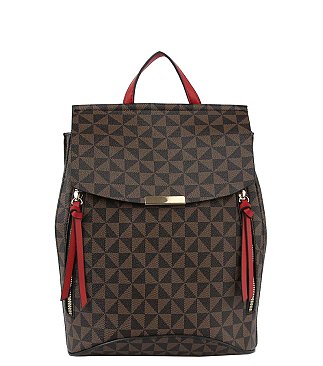 Monogram Convertible Backpack Satchel