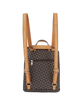 Monogram Convertible Backpack Satchel