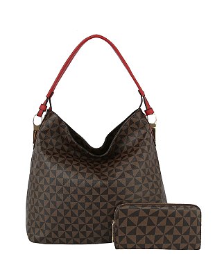 Fashion Monogram 2-in-1 Shoulder Bag Hobo