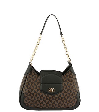 Monogram Shoulder Bag Satchel