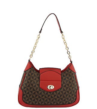 Monogram Shoulder Bag Satchel