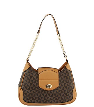 Monogram Shoulder Bag Satchel