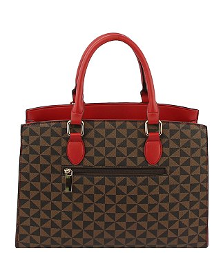 Monogram Padlock 2-in-1 Satchel