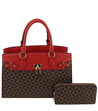 Monogram Padlock 2-in-1 Satchel