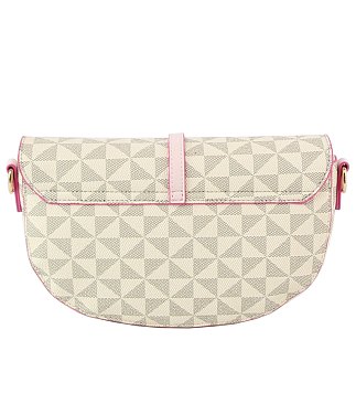 Monogram Flap Saddle Crossbody Bag