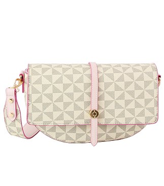 Monogram Flap Saddle Crossbody Bag