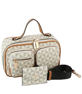 Monogram 2-in-1 Satchel