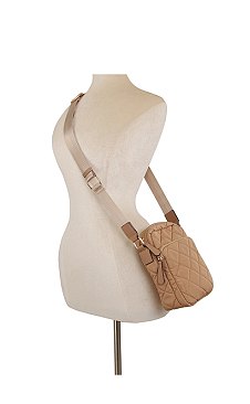 Quilted Nylon Crossbody Bag