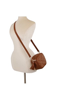 Fashion Quilted Boxy Crossbody Bag