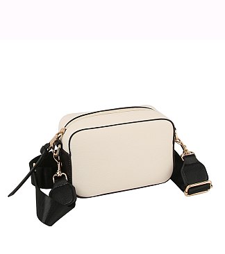 Fashion Colorblock Boxy Crossbody Bag