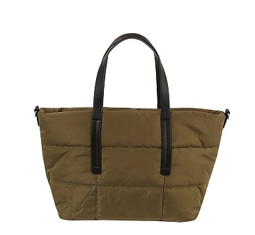 Quilted Nylon Shopper