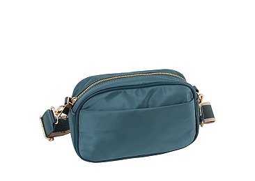 Nylon Boxy Crossbody Bag