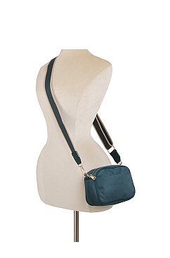 Nylon Boxy Crossbody Bag