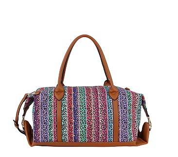 Tribal Leopard Duffle Bag