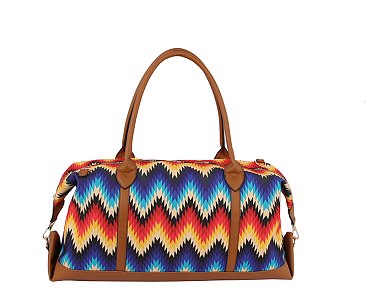 Tribal Chevron Duffle Bag