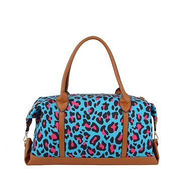 Tribal Leopard Duffle Bag