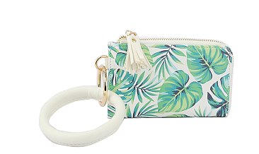 Tribal Printed Ring Handcuff Wallet Wristlet