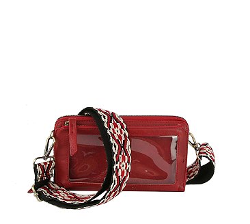 Fashion Window Cell Phone Purse Crossbody Bag