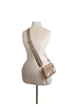 Fashion Window Cell Phone Purse Crossbody Bag