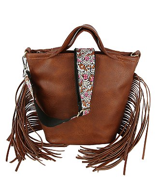 Fashion Fringe Guitar Strap Satchel