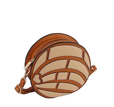 Concha Round Crossbody Bag