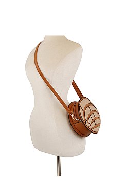 Concha Round Crossbody Bag