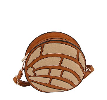 Concha Round Crossbody Bag