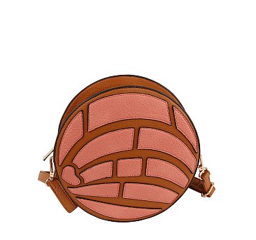 Concha Round Crossbody Bag