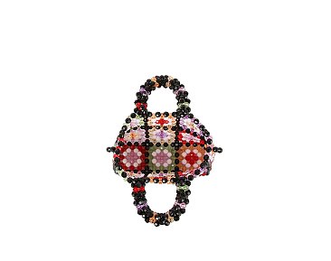 Crystal Beaded Flower Bag