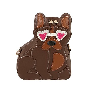 Love Dog Shaped Crossbody Bag