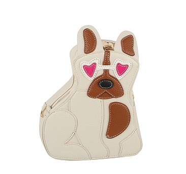 Love Dog Shaped Crossbody Bag