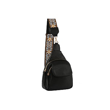 Aztec Guitar Strap Sling Bag