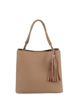 Fashion Tassel Multi Compartment Satchel